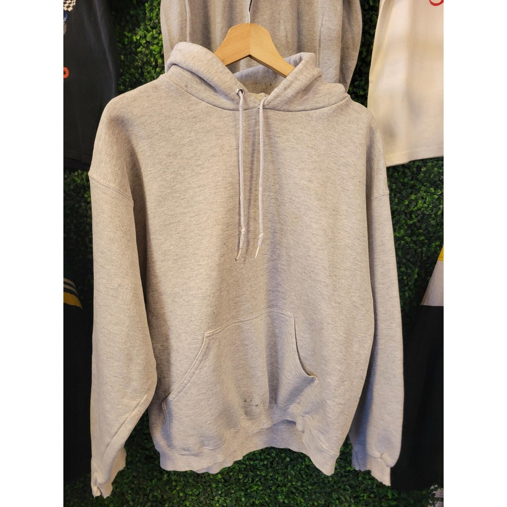 vtg 90s PRO SPIRIT BLANK Hoodie Large streetwear distressed loose fit vintage